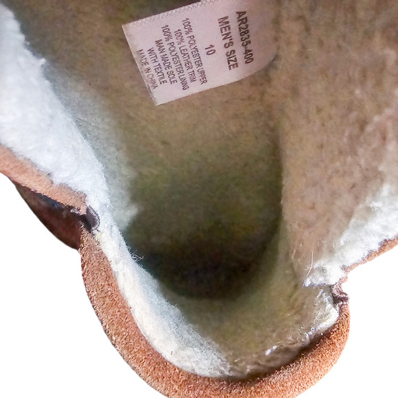 Ariat navy Lincoln sherpa lined slipper size 10 - Picture 10 of 14